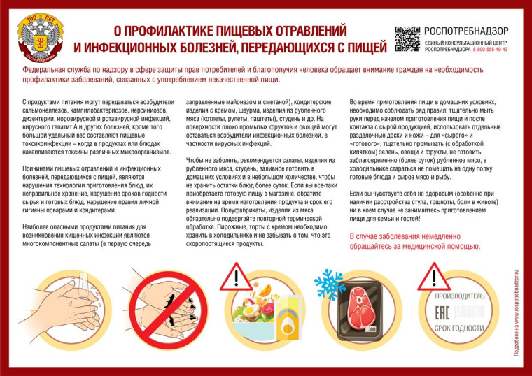 О профилактике пищевых отравлений и инфекционных болезней, передающихся с пищей. О профилактике пищевых отравлений и инфекционных болезней, передающихся с пищей.